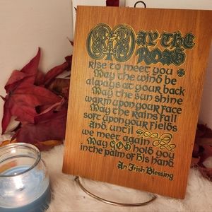 Cute Wood Sign - Irish Blessing